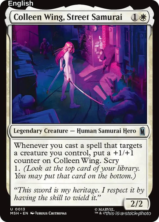 Colleen Wing, Street Samurai