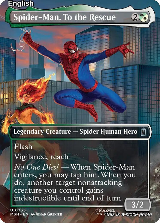 Spider-Man, To the Rescue (Borderless)