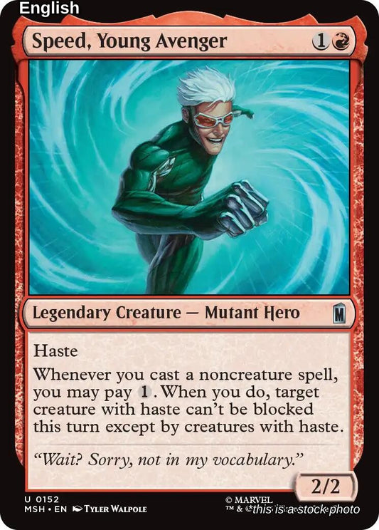 Speed, Young Avenger