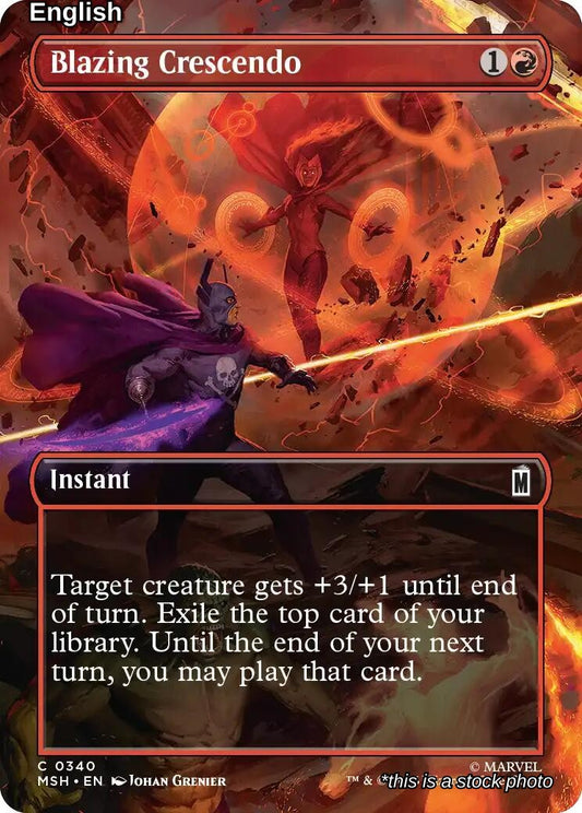 Blazing Crescendo (Borderless)