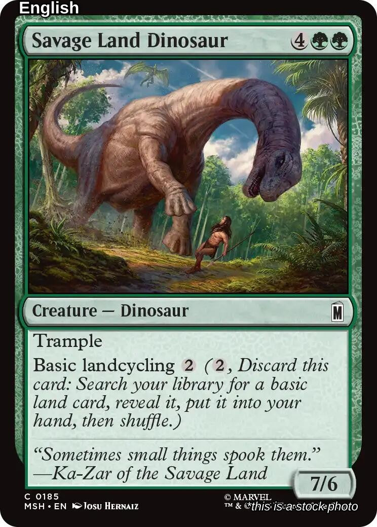 Savage Land Dinosaur