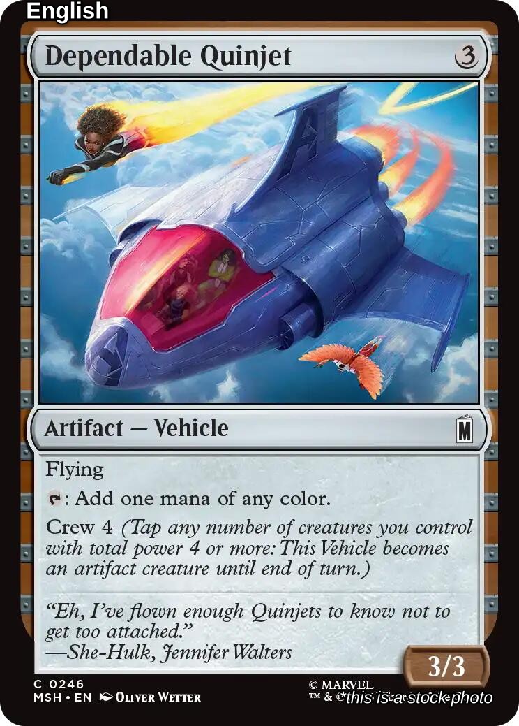Dependable Quinjet