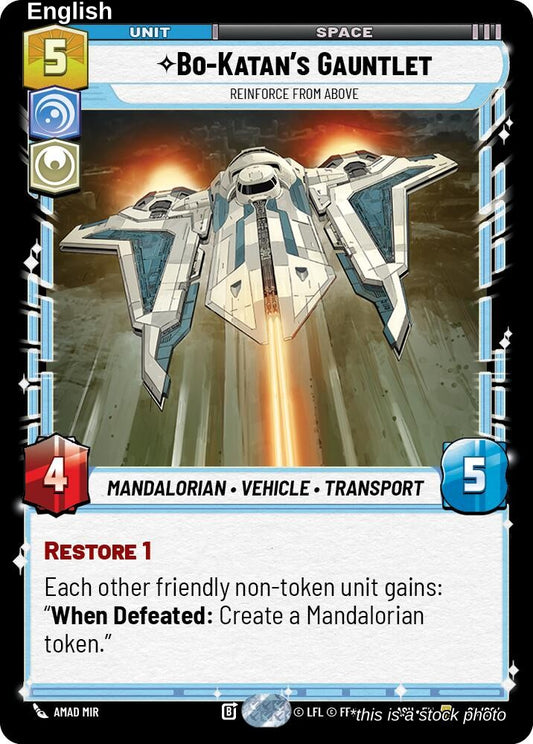 Bo-Katan's Gauntlet - Reinforce from Above