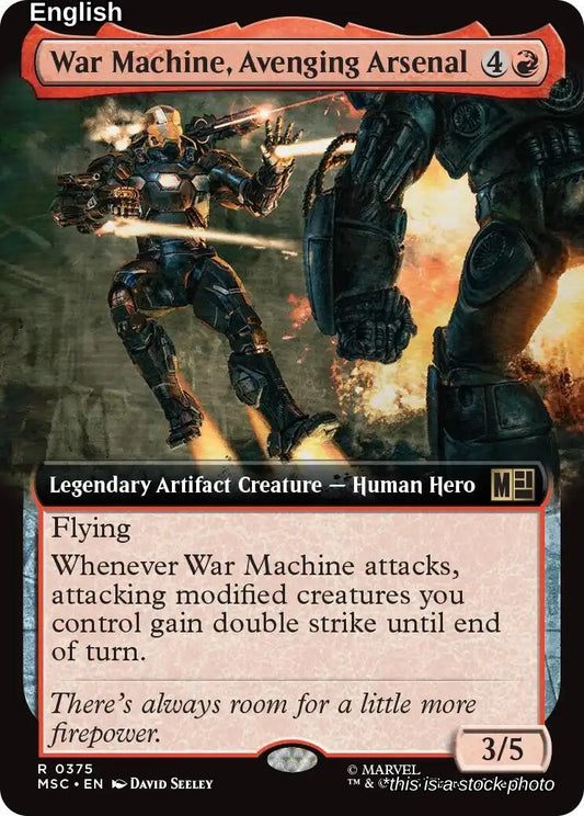 War Machine, Avenging Arsenal (Extended Art)