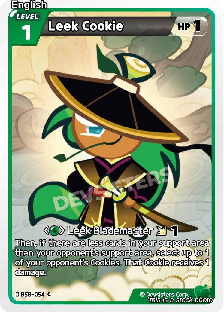 Leek Cookie