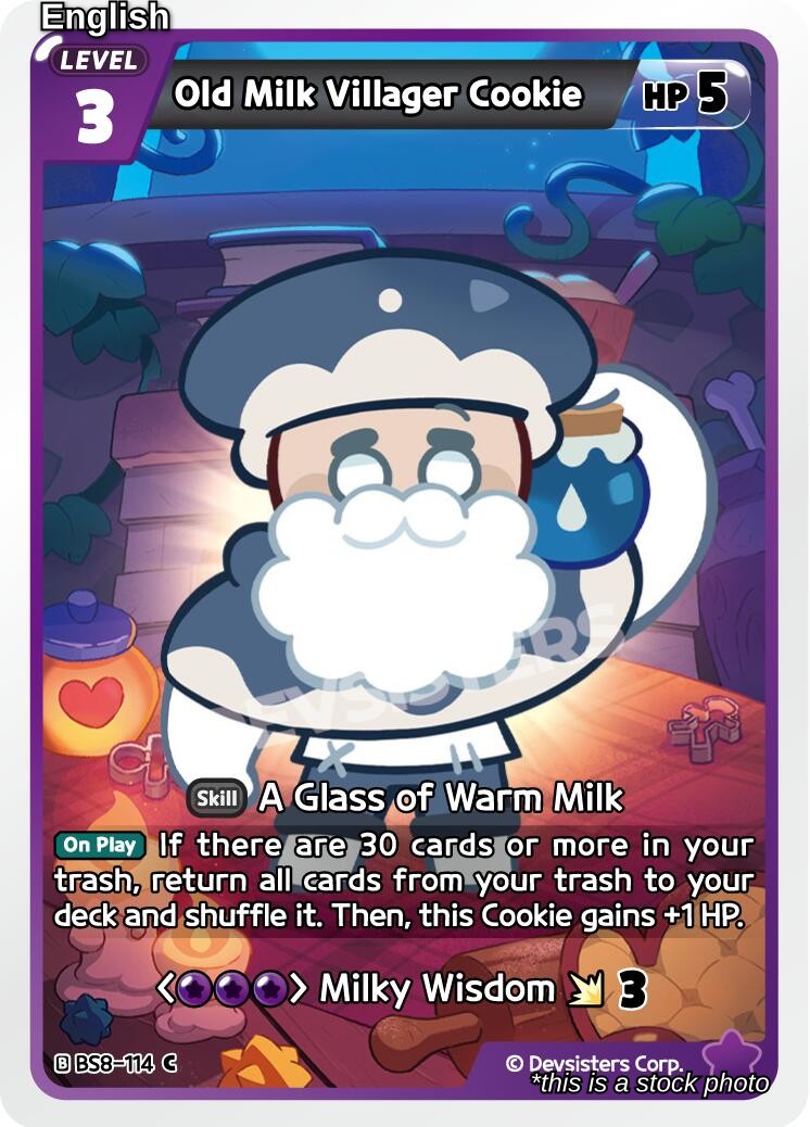 Old Milk Villager Cookie
