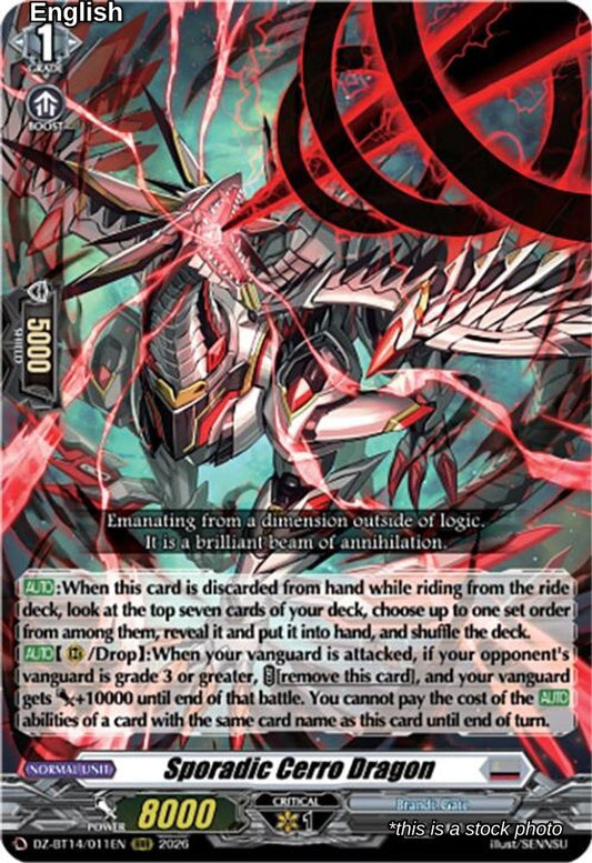 Sporadic Cerro Dragon