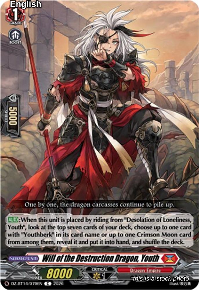 Will of the Destruction Dragon, Youth