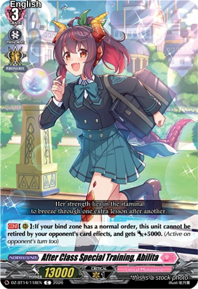 After Class Special Training, Abilita