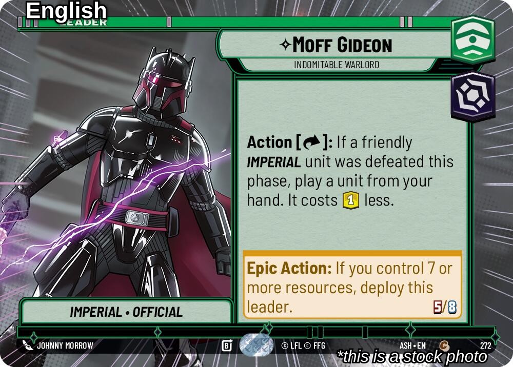 Moff Gideon - Indomitable Warlord (Hyperspace)