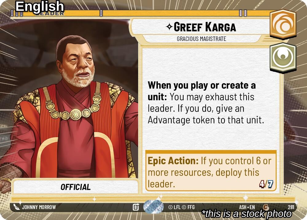 Greef Karga - Gracious Magistrate (Hyperspace)