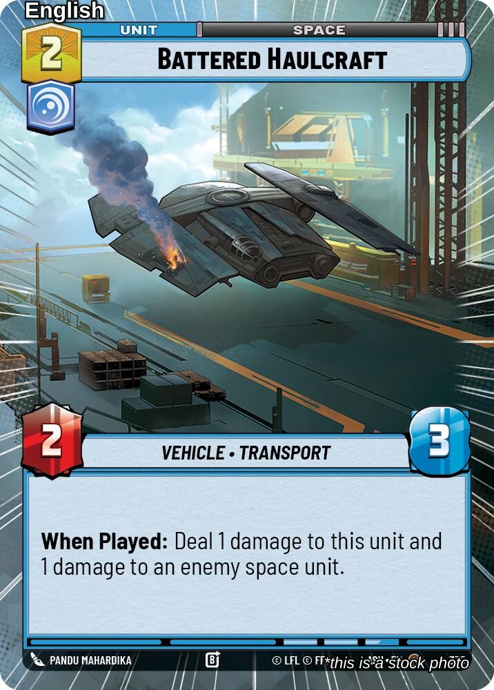 Battered Haulcraft (Hyperspace)