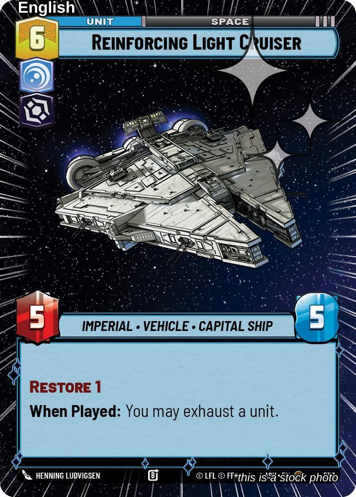 Reinforcing Light Cruiser (Hyperspace Foil)