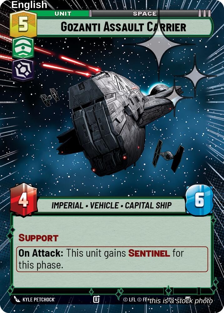 Gozanti Assault Carrier (Hyperspace Foil)