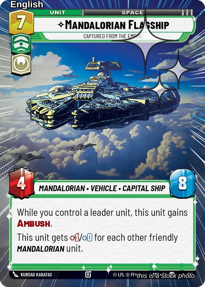 Mandalorian Flagship - Captured from the Empire (Hyperspace Foil)