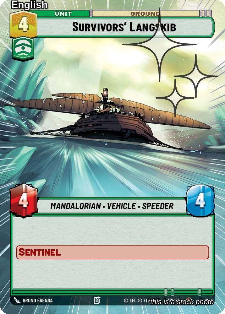 Survivors' Langskib (Hyperspace Foil)