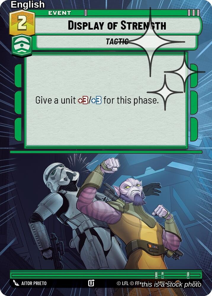 Display of Strength (Hyperspace Foil)