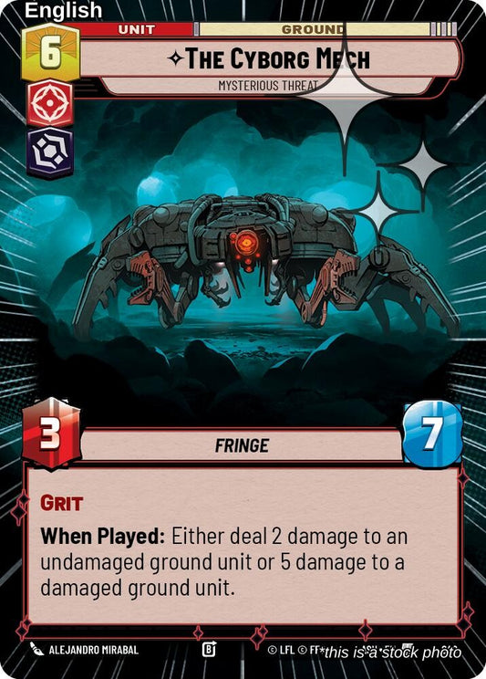The Cyborg Mech - Mysterious Threat (Hyperspace Foil)