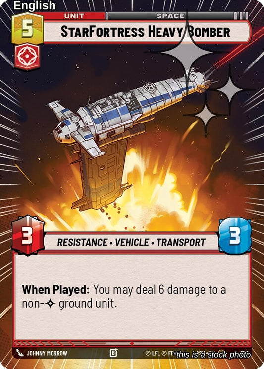 StarFortress Heavy Bomber (Hyperspace Foil)