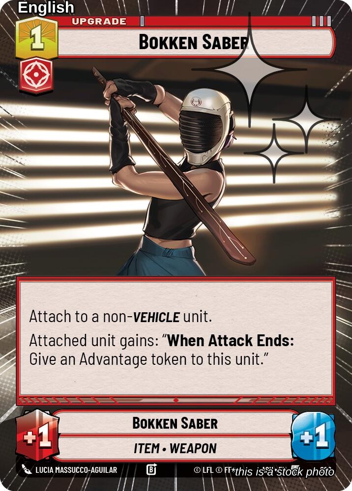 Bokken Saber (Hyperspace Foil)