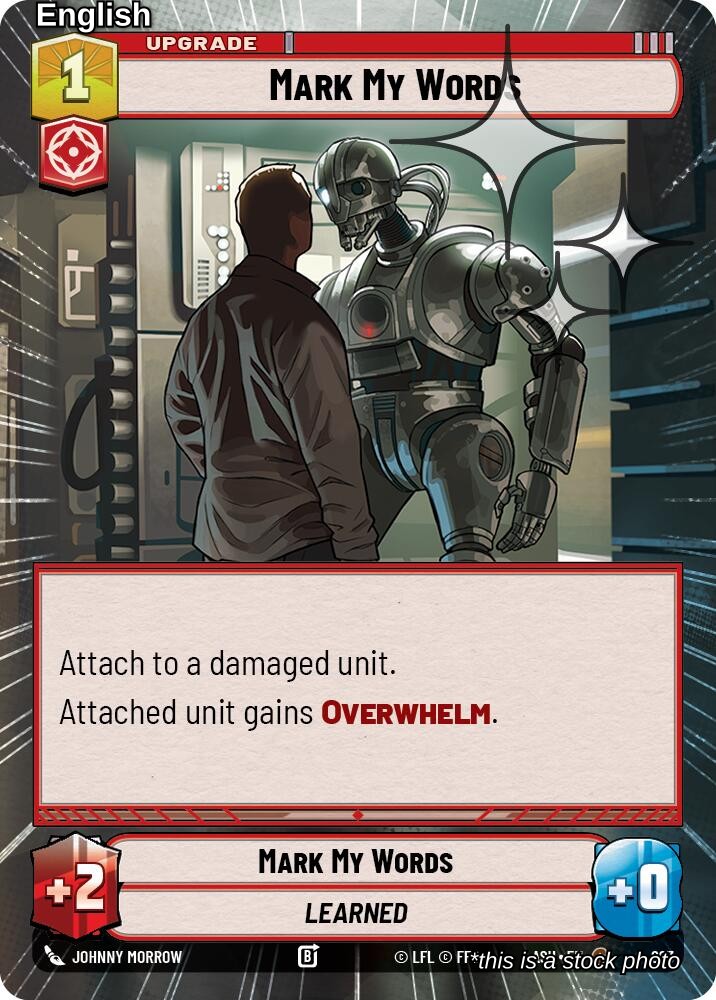 Mark My Words (Hyperspace Foil)