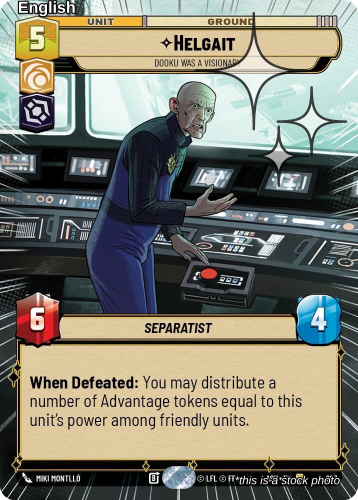 Helgait - Dooku Was a Visionary (Hyperspace Foil)