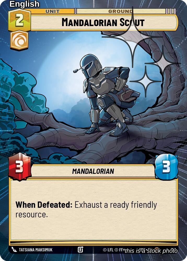 Mandalorian Scout (Hyperspace Foil)