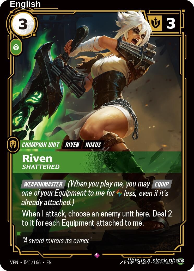 Riven, Shattered