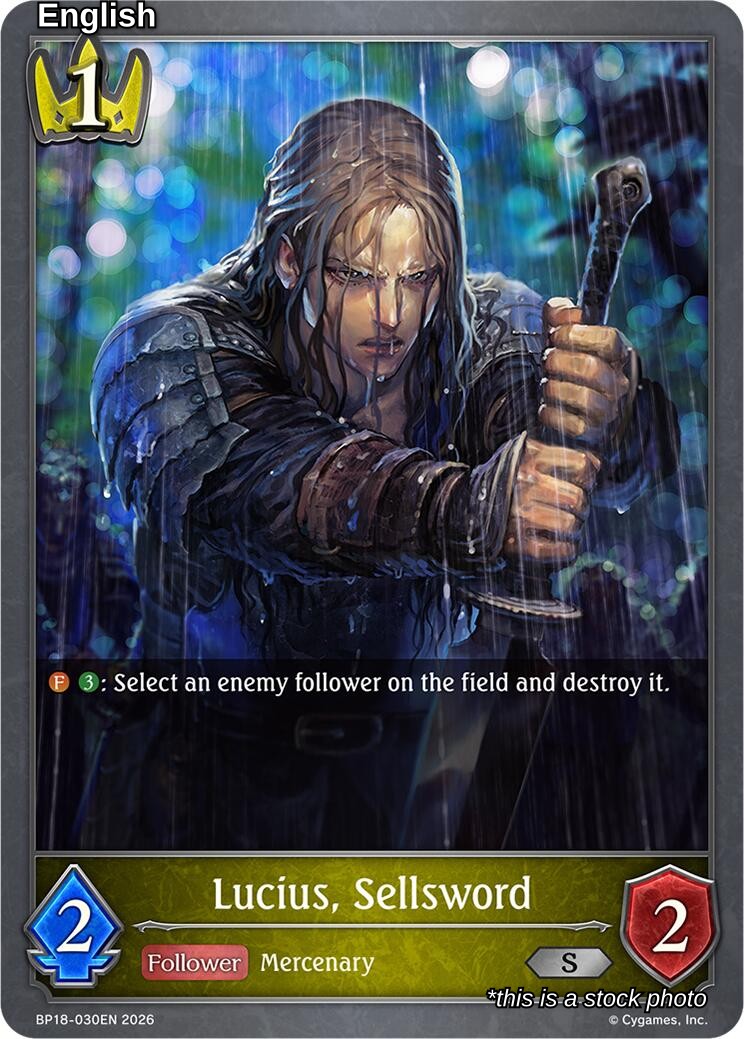 Lucius, Sellsword