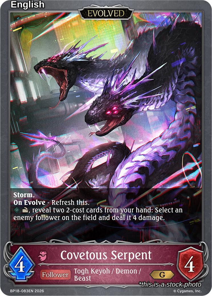 Covetous Serpent (Evolved)