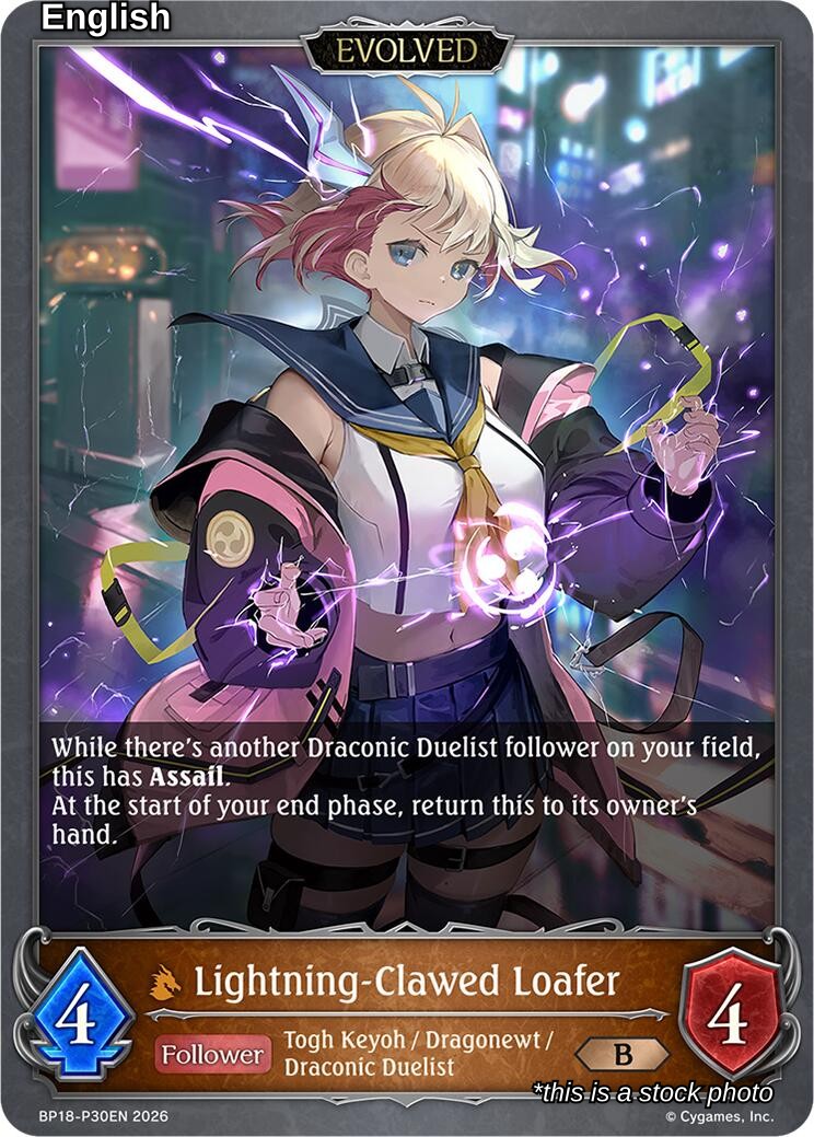 Lightning-Clawed Loafer (Evolved) - P30EN (Foil)