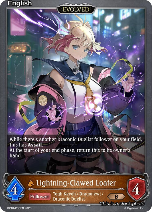 Lightning-Clawed Loafer (Evolved) - P30EN (Foil)