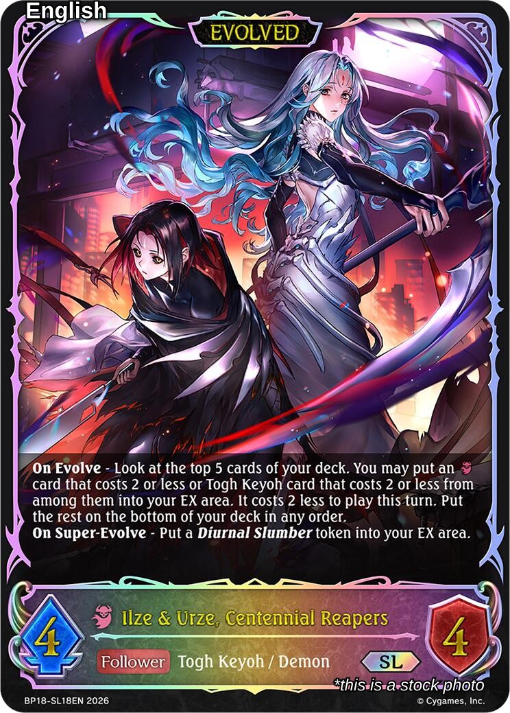 Ilze & Urze, Centennial Reapers (Evolved) (SL)