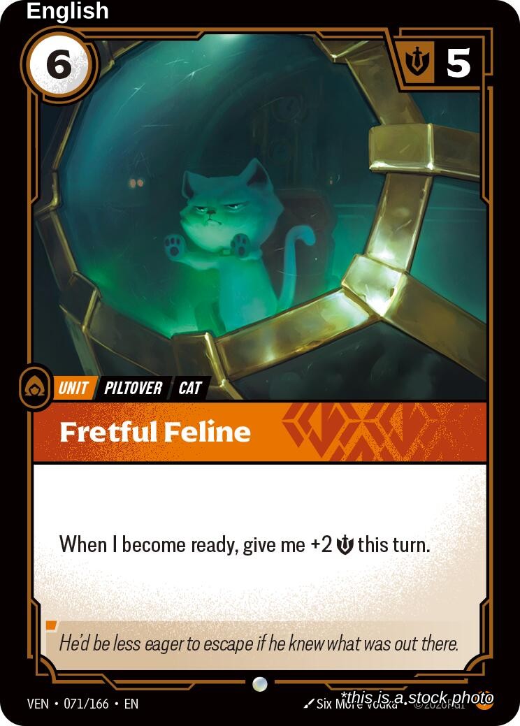 Fretful Feline
