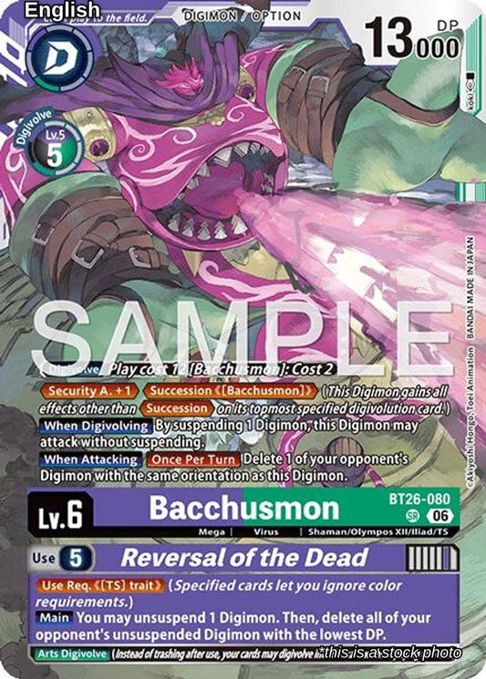 Bacchusmon // Reversal of the Dead