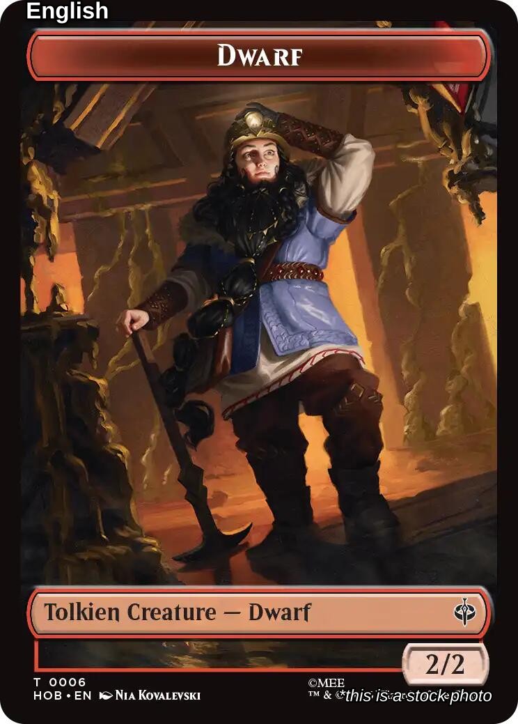 Dwarf // Enduring Story Double-Sided Token