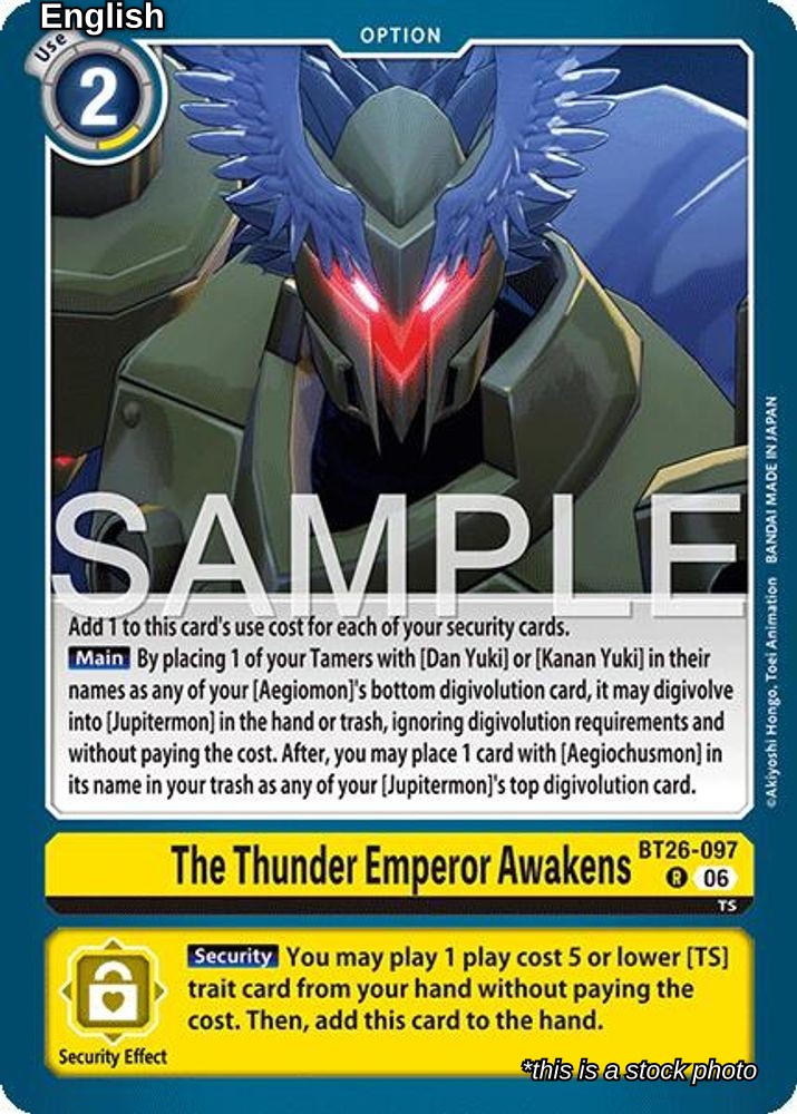 The Thunder Emperor Awakens