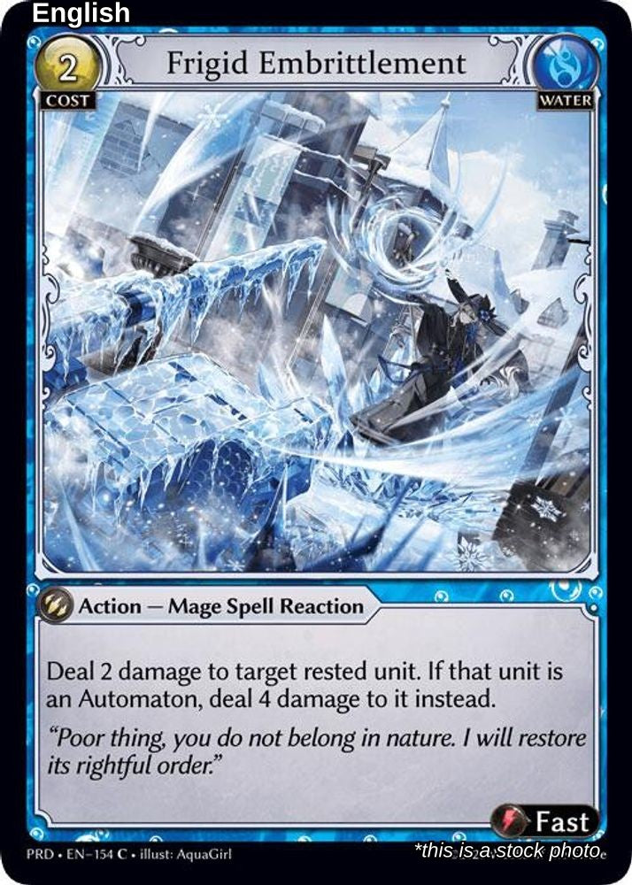 Frigid Embrittlement