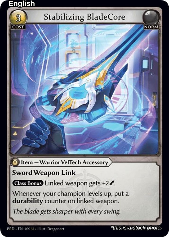 Stabilizing BladeCore