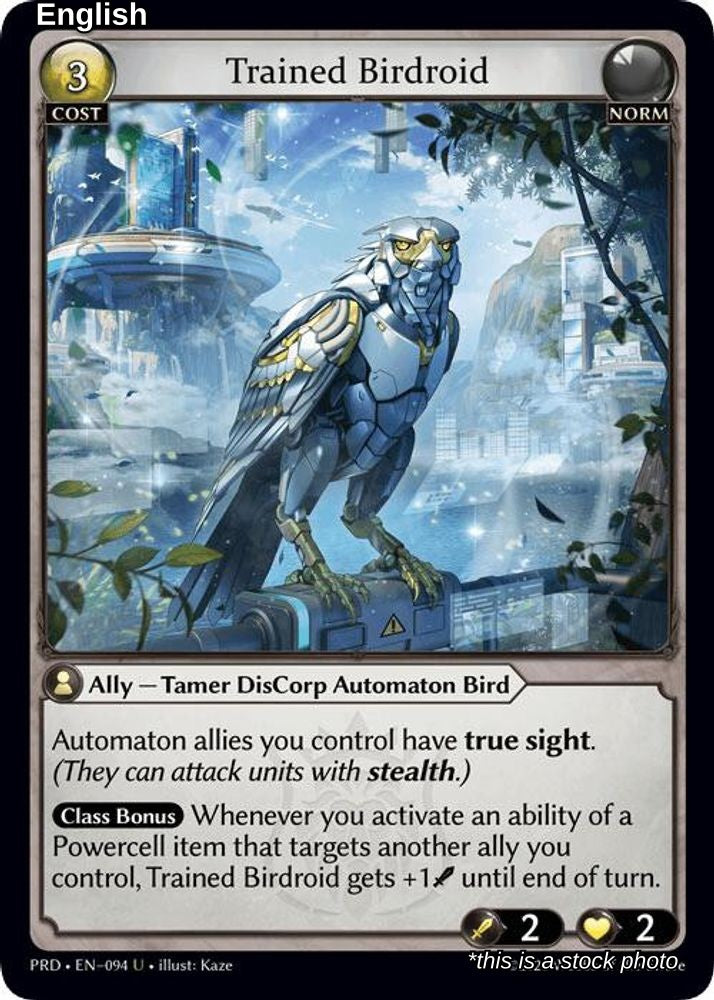 Trained Birdroid