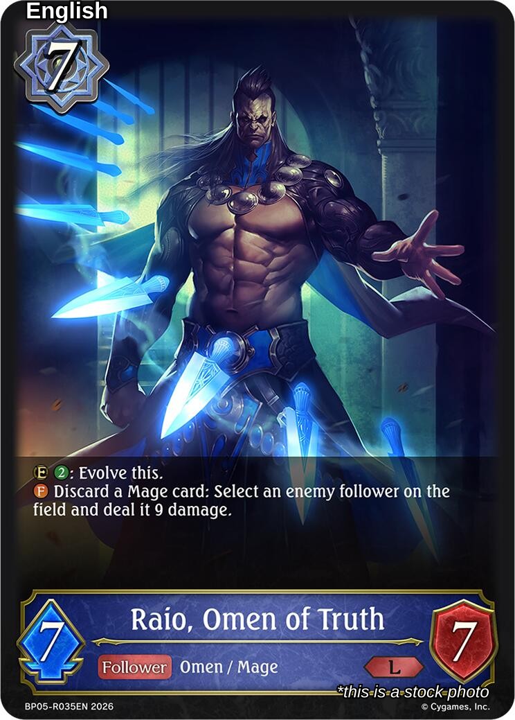 Raio, Omen of Truth