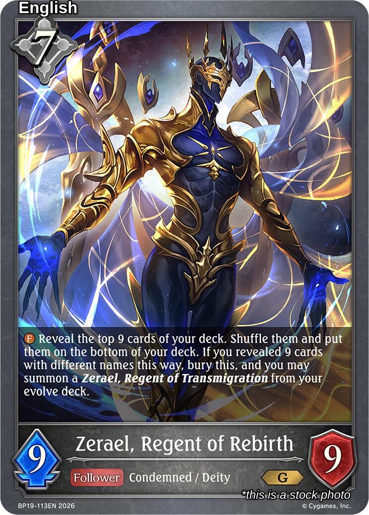 Zerael, Regent of Rebirth