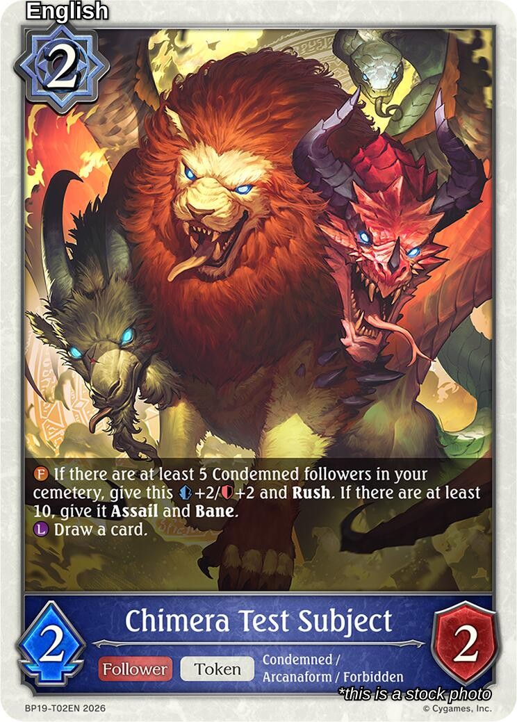 Chimera Test Subject