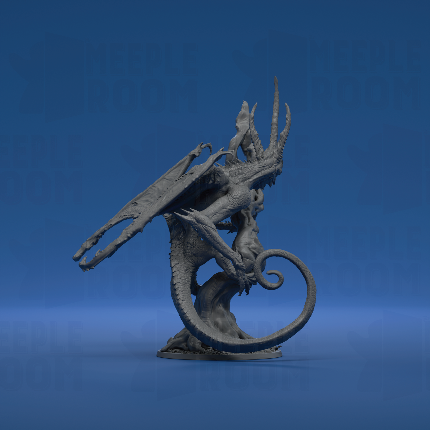 Adult Chameleon Dragon by Rescale Miniatures | Miniature | TTRPG | Unpainted | Print on Demand