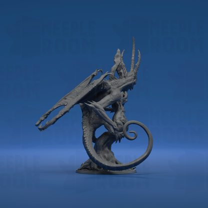 Adult Chameleon Dragon by Rescale Miniatures | Miniature | TTRPG | Unpainted | Print on Demand