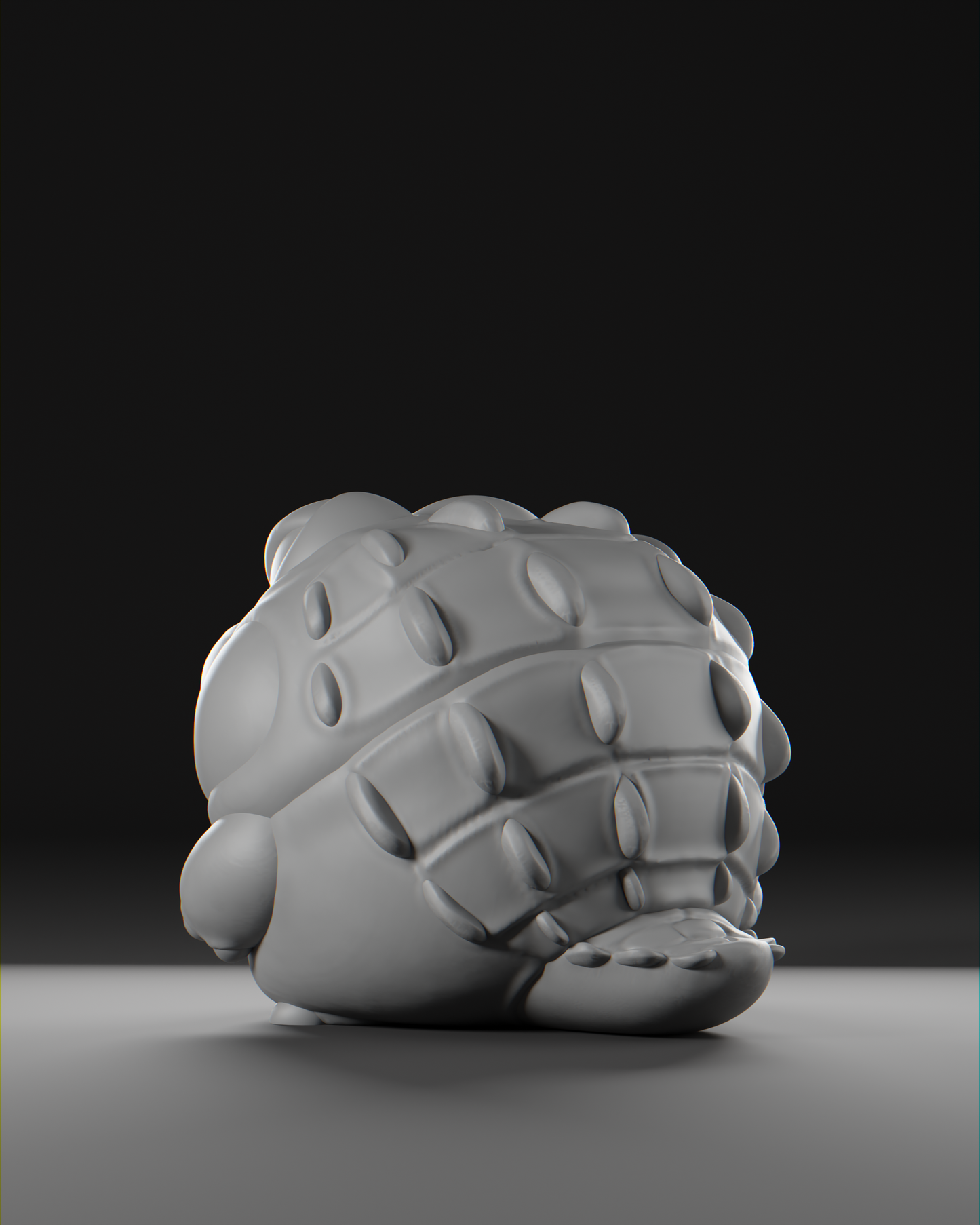 a large white object sitting on top of a table