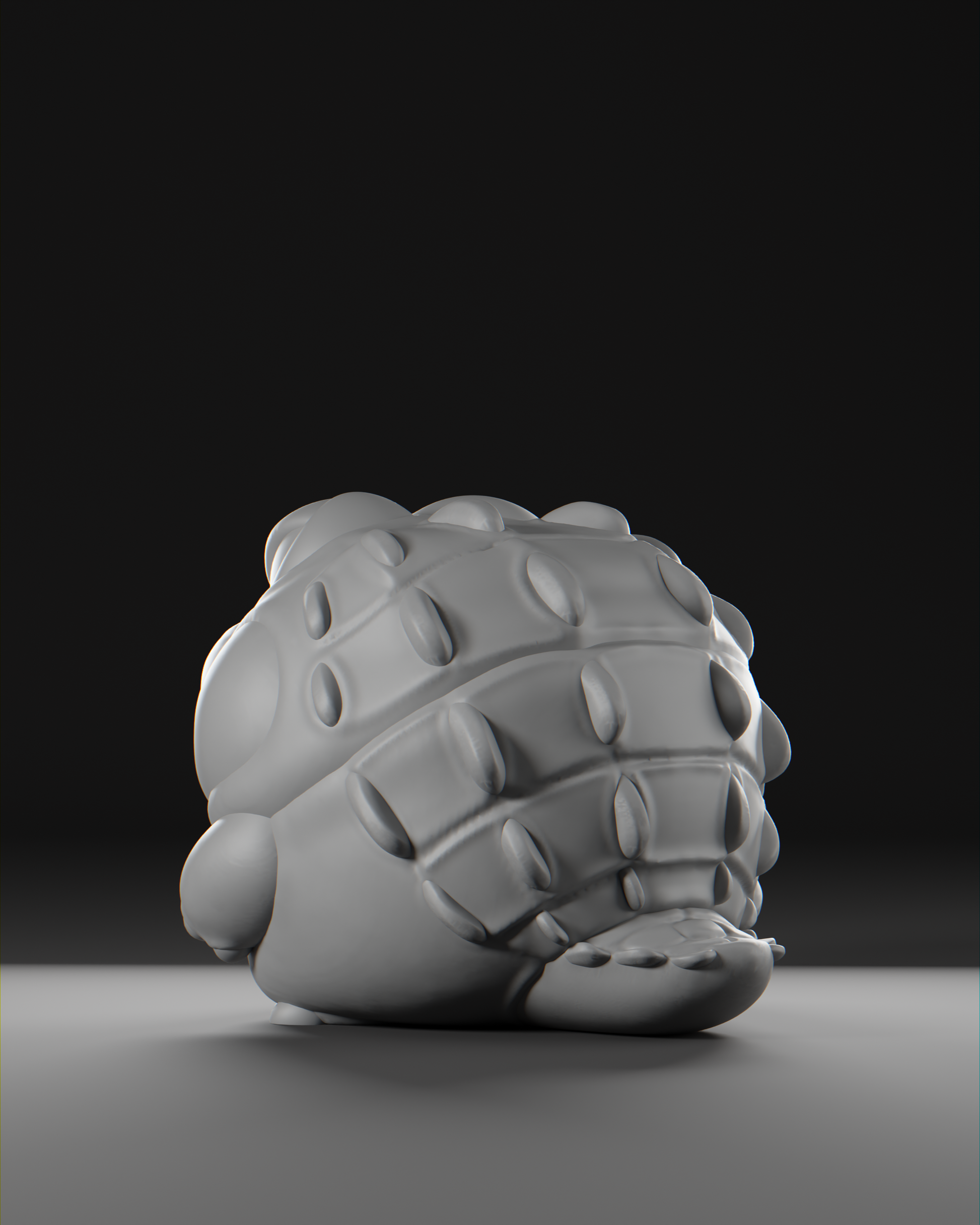 a large white object sitting on top of a table