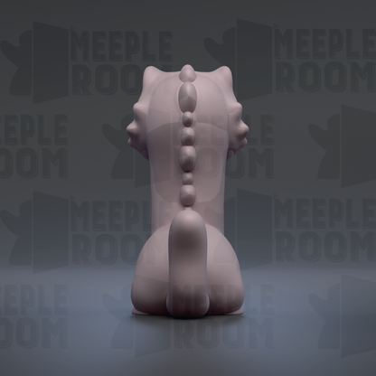 A 3D rendering of a pink, abstract sculpture with a unique, textured design.