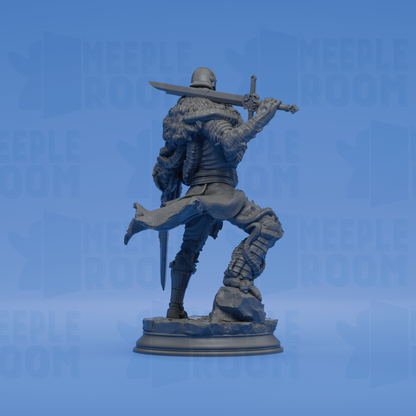 The Blight's Warriors, Blighted Knights by DM Stash | Miniature | TTRPG | Unpainted | Print on Demand