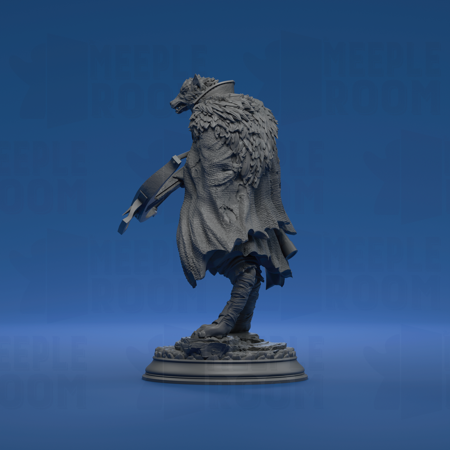 The Big Bad, Wolf Hunter by DM Stash | Miniature | TTRPG | Unpainted | Print on Demand